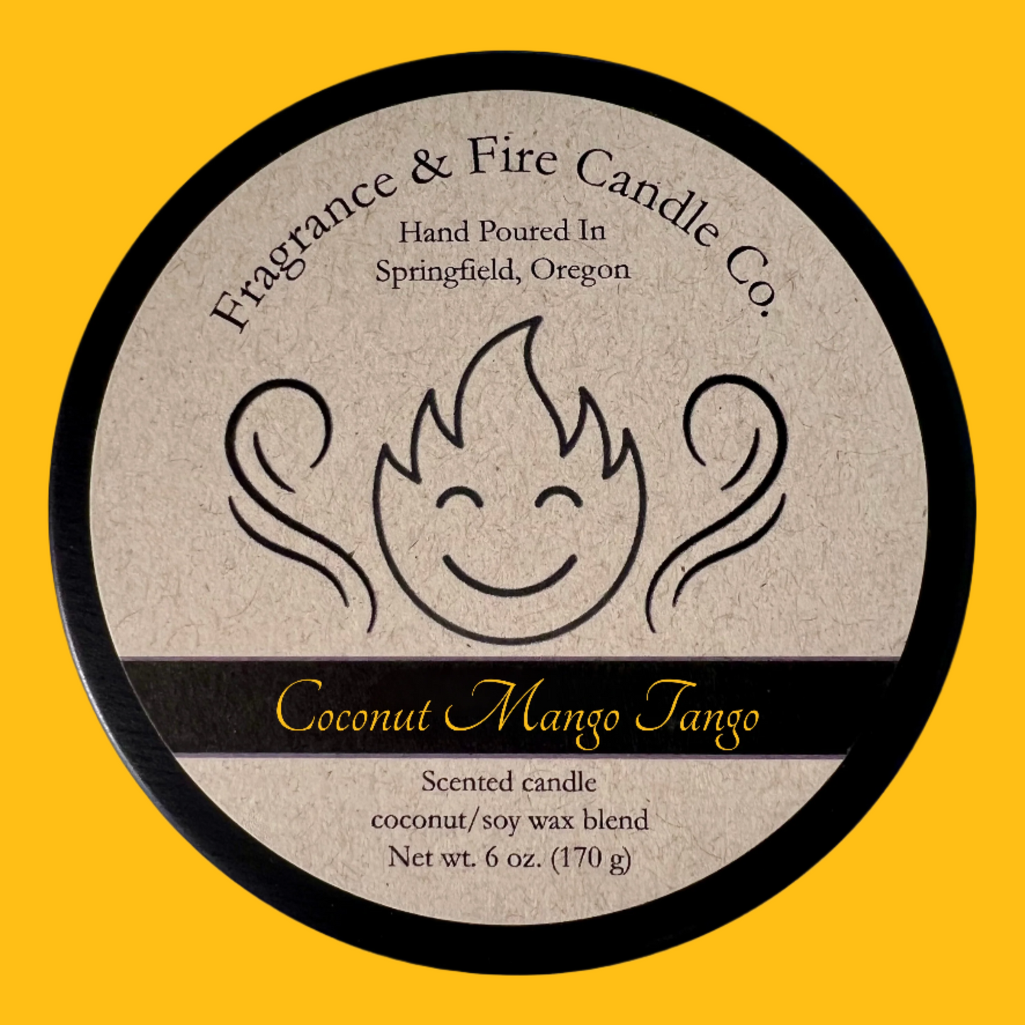 Coconut Mango Tango Candle | Tropical Fruit Fiesta